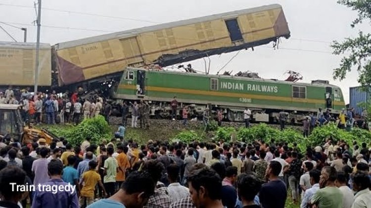 Bengal train crash results in nine fatalities and sixty injuries.While at the scene of a train accident, Railway Minister Ashwini Vaishnav makes a commitment "Comprehensive research"